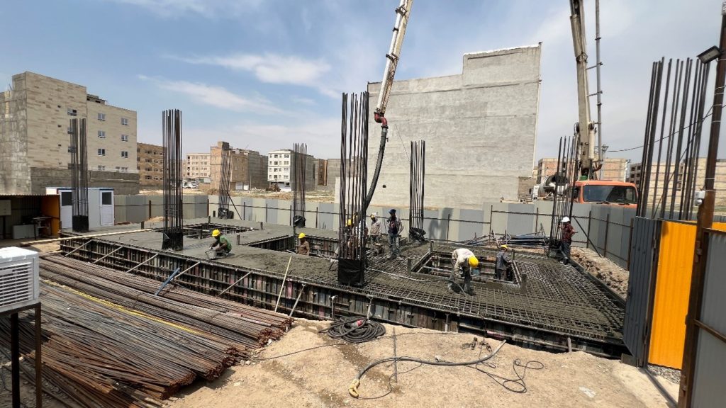 اجرای ساختمان بتنی