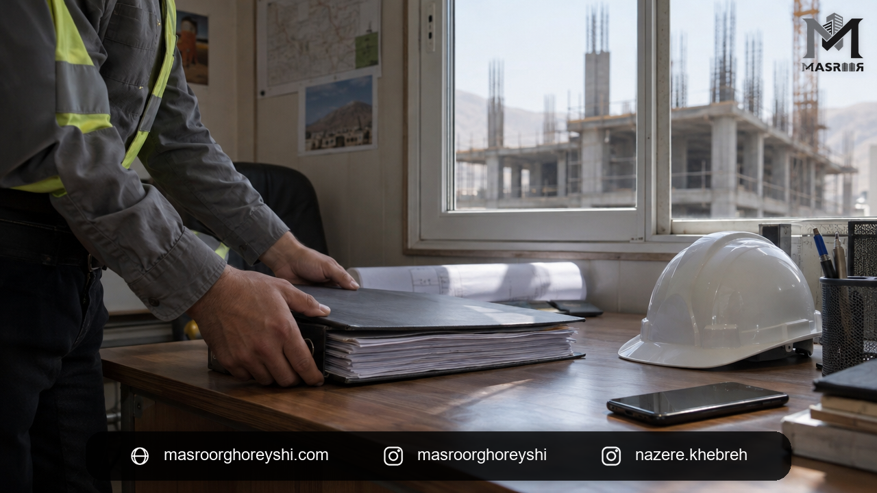 نمونه دستور کار نویسی مهندس ناظر